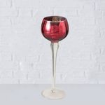 Porta-velas-Minou-20cm-Rosa-brillante-craquelado-2-24211