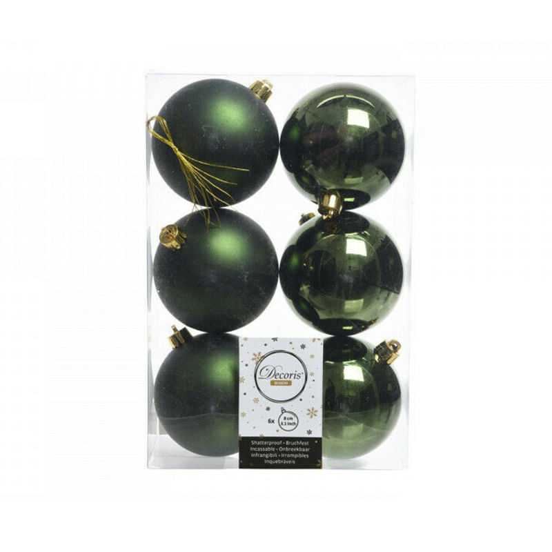 Set-de-6-esferas-d8cm-verde-pino-1-24349