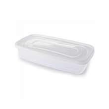 Recipiente rectangular clic 1,43 x3 Colores