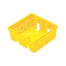 Caja de Empotrar 4x4 color Amarilla