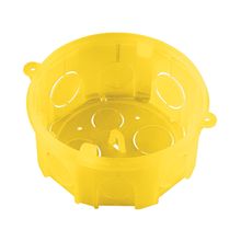 Caja de Empotrar 4x4 Octogonal color Amarillo