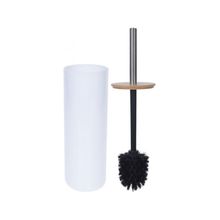 Cepillo para inodoro con base Blanco Bamboo