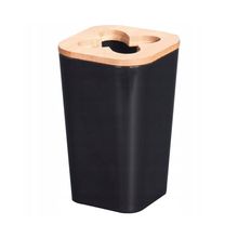Porta cepillo negro Bamboo