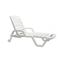 Reposera Coral Blanco