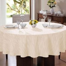 Mantel redondo beige clean passion 200cm