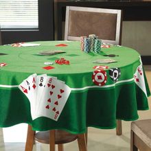 Mantel de juegos naipes 160cm