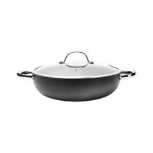 Olla wok con asas 28cm negro curry