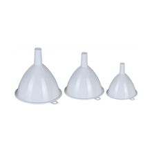 Embudo set 3pza color Blanco