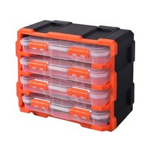 Estante plástico con 4 organizadores