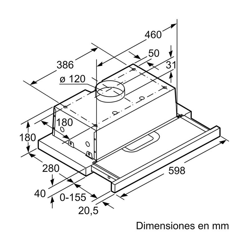 Campana-telesc-pica-60cm-pared-plata-Bosch-6-27106