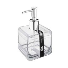 Dispensador Jabón Trasparente 330ml Cube