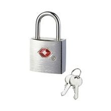 Candado tsa con llave Plateado