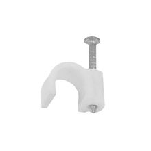Grapa redonda con clavo 3441-4mm blanco