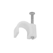 Grapa redonda con clavo 3441-6mm blanco