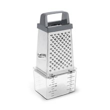 Rallador 4 caras con recolector top PRACTIC