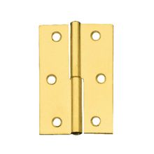 Bisagra 540-60 acero latonado izda