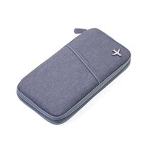 Estuche para Documentos de Viaje Safe Light Gris/Naranja Troika