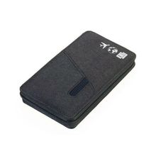 Portapasaporte con protección gris Troika