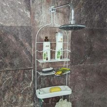 Canasta de baño Grande con Jabonera color Blanco Rejiplas