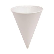 Copa cónica para agua 125ml blanco 200pzas