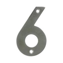 Número 6-4'' acero inoxidable 18/8