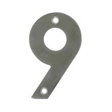 Número 9-4'' acero inoxidable 18/8