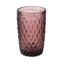 Vaso Aurora 13cm diseño rombos Rosa