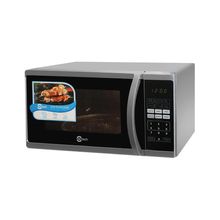 Microondas 33 litros Grill teflonado Plateado Hitech