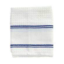 Repasador de cocina blanco líneas color Azul