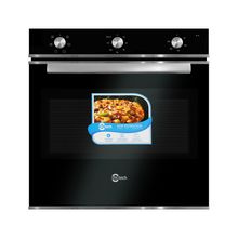 Horno de empotrar eléctrico Negro 70 litros Hitech