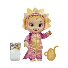 Baby Alive muñeca bebe-saurio triceratops pelo rubio