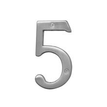 Numero de casa N5 niquel sat 4"