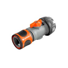 Conector de manguera c/válvula de control 19 mm (3/4 ")