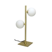 Lampara de piso metal gold 23x23x45cm