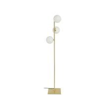 Lampara de piso metal gold 30x30x138cm
