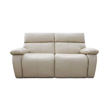 Sofá reclinable 2pts CERES cuero Beige