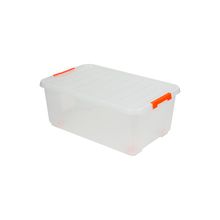 Caja de almacenamiento transparente 35L