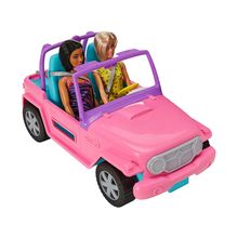Barbie Jeep con muñeca y amiga