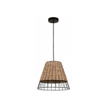 Lámpara colgante negro 1l e27 40w