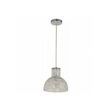 Lámpara colgante cromo 1l e27 60w
