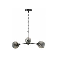Lámpara colgante negro 3l e27 40w