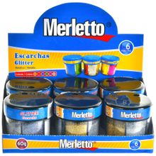 Set de confetti metal 6pzas 55g