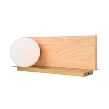 Lámpara de pared Haya vidrio redondo XE27-40w