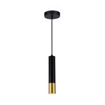 L-mpara-Colgante-metal-Negro-Dorado-corto-GU10-3W-1-33053