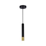 L-mpara-Colgante-metal-Negro-Dorado-largo-GU10-3W-1-33052