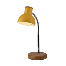Lámpara de Escritorio metal Amarillo/Cromo E27-40W