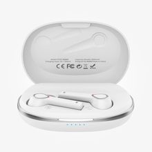 Audífonos bluetooth cargador portátil FH19T Blanco Huavi