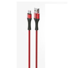 Cable 1m carga y transferencia para tipo C H11 Rojo Huavi