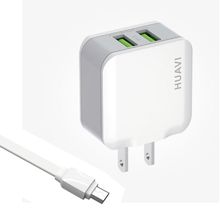 Cargador de pared con cable USB para Android H221 Huavi