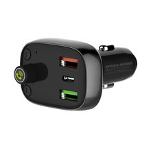 Cargador de auto H-C74 con modulador bluetooth tipo C Huavi